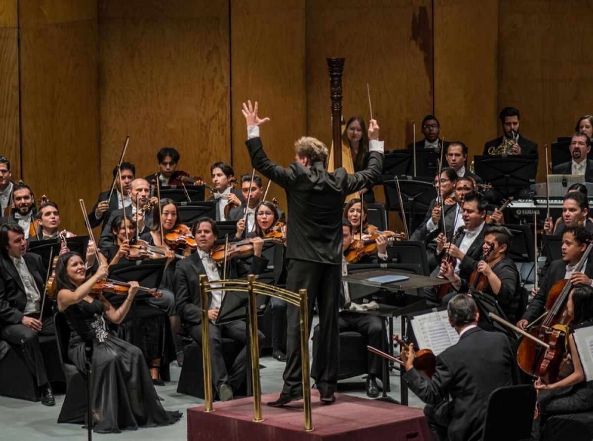The Jalisco Philharmonic Orchestra Prepares Closing Concert